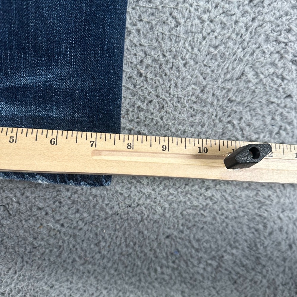 Vintage Banana Republic Jeans Men's 34x32 Blue Cotton Denim Straight Workwear - Picture 9 of 10
